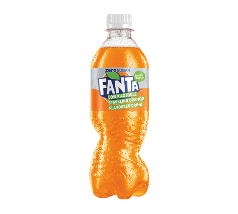 Fanta Orange Zero Sugar Buddy Bottle 440ml – Single
